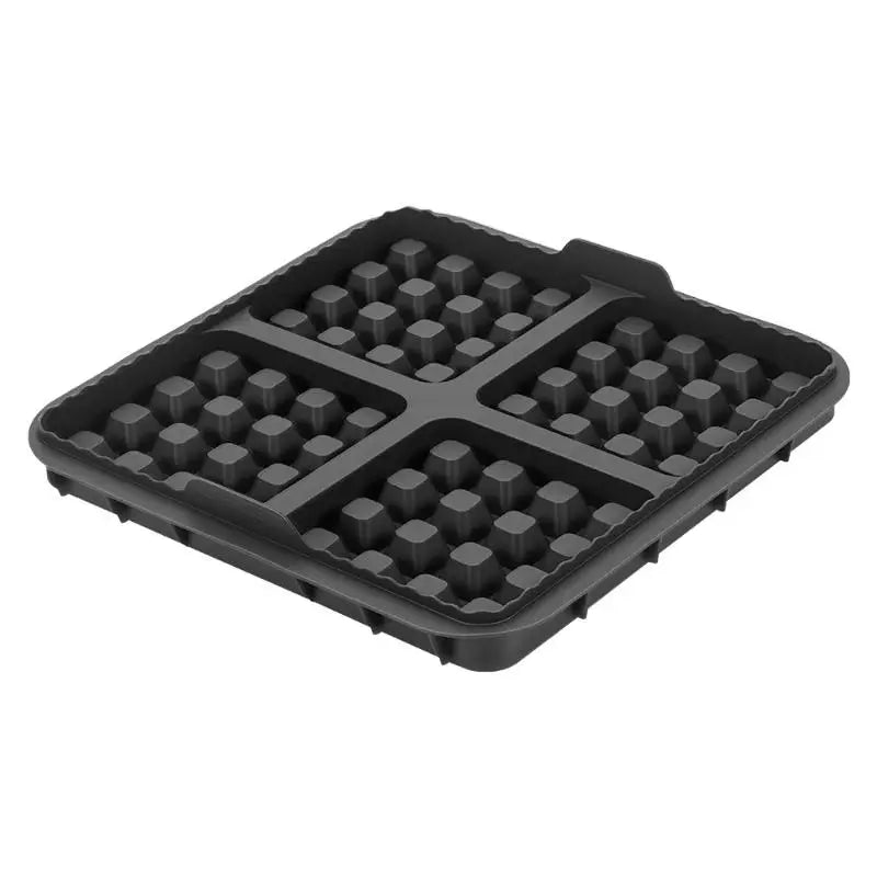 1 Air Fryer Waffle Baking Mold Reusable Silicone Mould Liner Dual Zpaxo Black