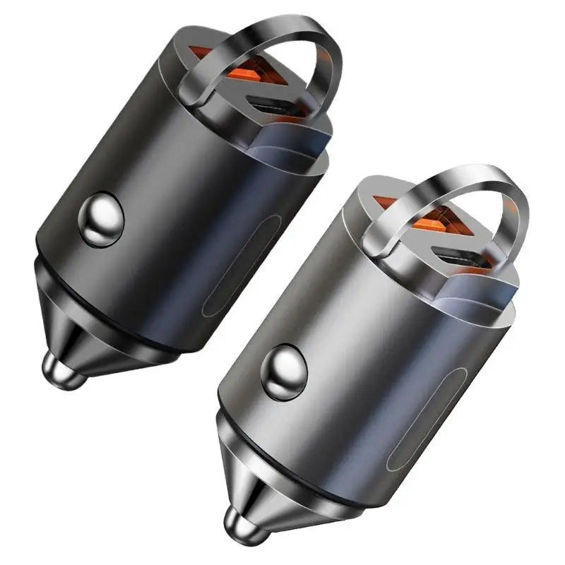 652F USB C Car Cigarettes Adapters USB PD20W QC3.0 2 Port Type C USB Car Adapters Zpaxo