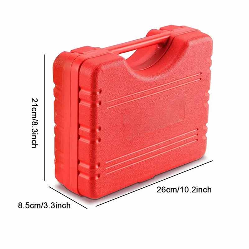 2-in-1 Vacuum & Pressure Hand Pump Tester for Auto Brake Fluid Drain, Includes Sturdy Aluminum Manometer and Suction Pistol Zpaxo