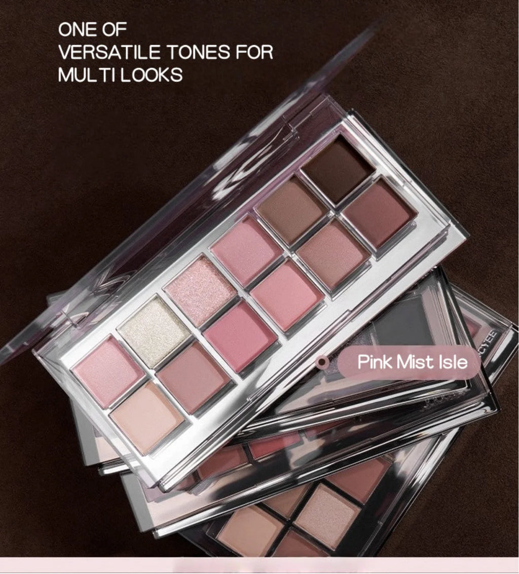 JOOCYEE 12 Shades Eyeshadow Palette Long-lasting Pearlized Gel Smooth Zpaxo