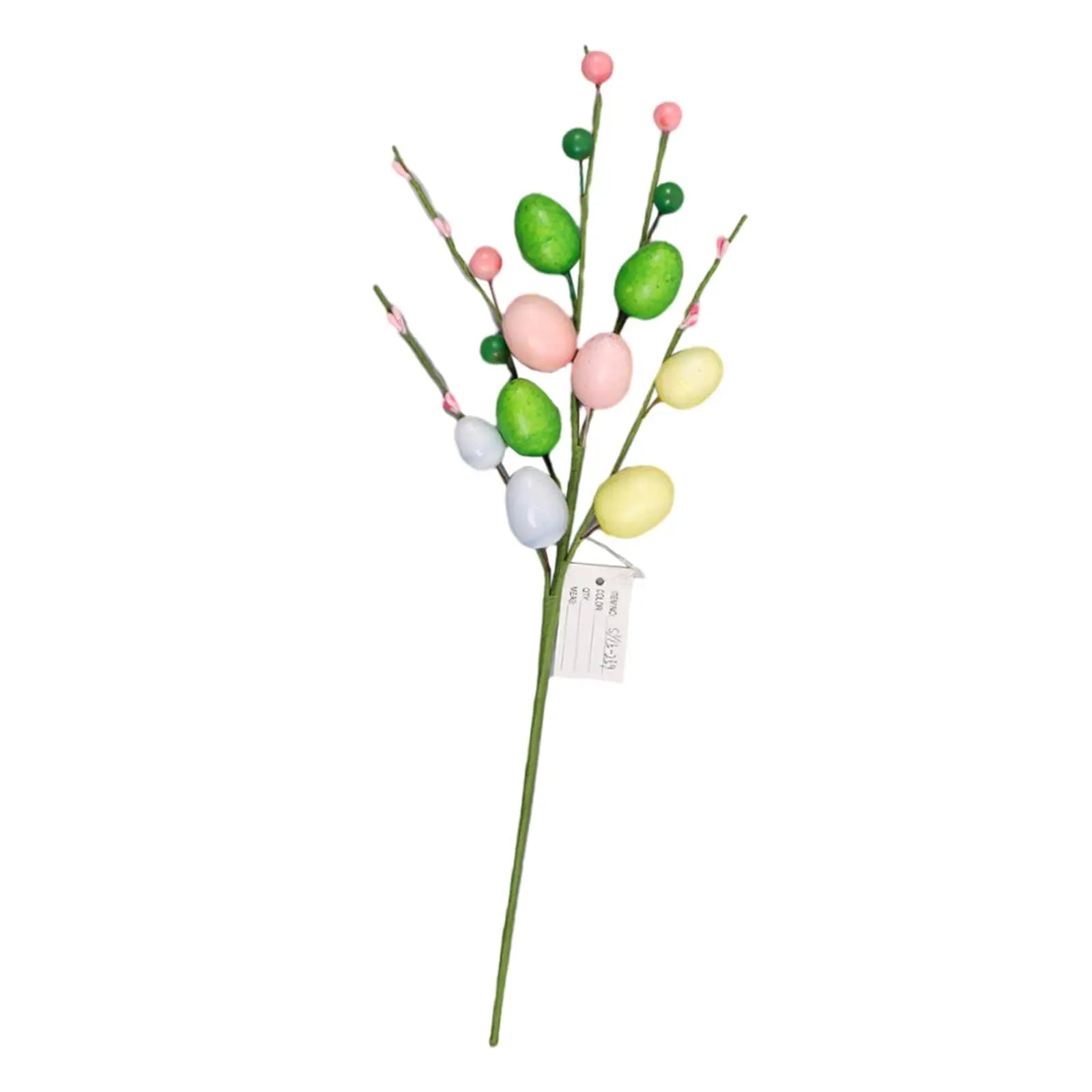 Easter Decoration Egg Tree Branch Decorative Branches Easter Egg Stems for Vase Home Party Easter Celebration Decoration Zpaxo Style C