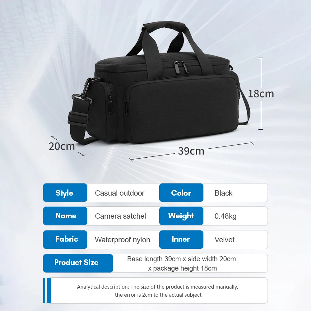 Camera Bag Travel Shoulder Water-resistant Shock-proof Mirrorless