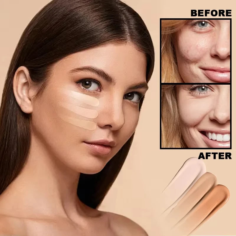 14 color Matte Finish Concealer Stick,Long-Lasting Foundation Makeup,Full Coverage Long Lasting Daily Makeup For Face,Nose,Cheek Zpaxo
