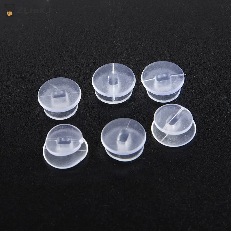 ▶25Pcs For DIY Sandal Shoe Charms Jewelry Decor Transparent Buttons Accessories Zpaxo