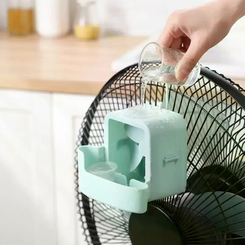Electric Fan Cooling Storage Box Ice Fast Portable Household Hanging Zpaxo