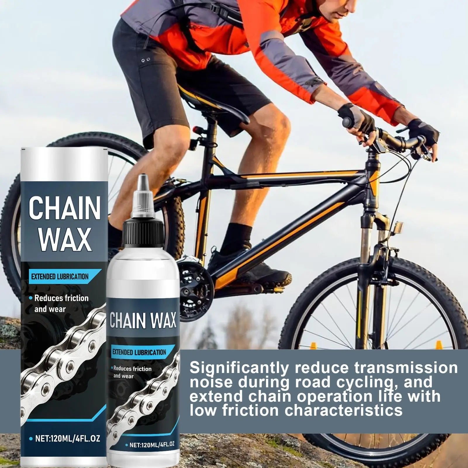 Bicycle Chain Lube Bike Lubricant All Weather Lubricating Wax