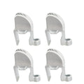 Tough Nylon Boat Bumper Clips Strong ABS Adjustable Design Boat Bumper Holders Marine Grade T Rail Fixings Marine Vessels Clips Zpaxo 4PCS
