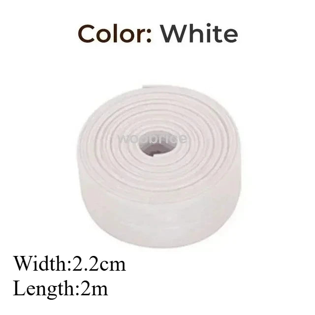 Resistant Sealing Tape Waterproof Sealant Tape for Windows Waterproof Tapes Super Strong Suitable for Bathrooms and Kitchens Zpaxo 2.2cmx2m-White 3rolls