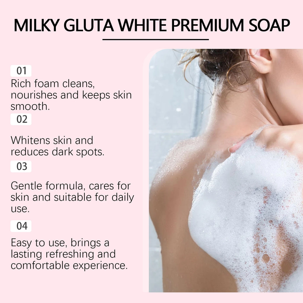 Milk Body Soap – Moisturizing, Cleansing & Gentle Bath Bar Moisturizing Bath Soap Zpaxo