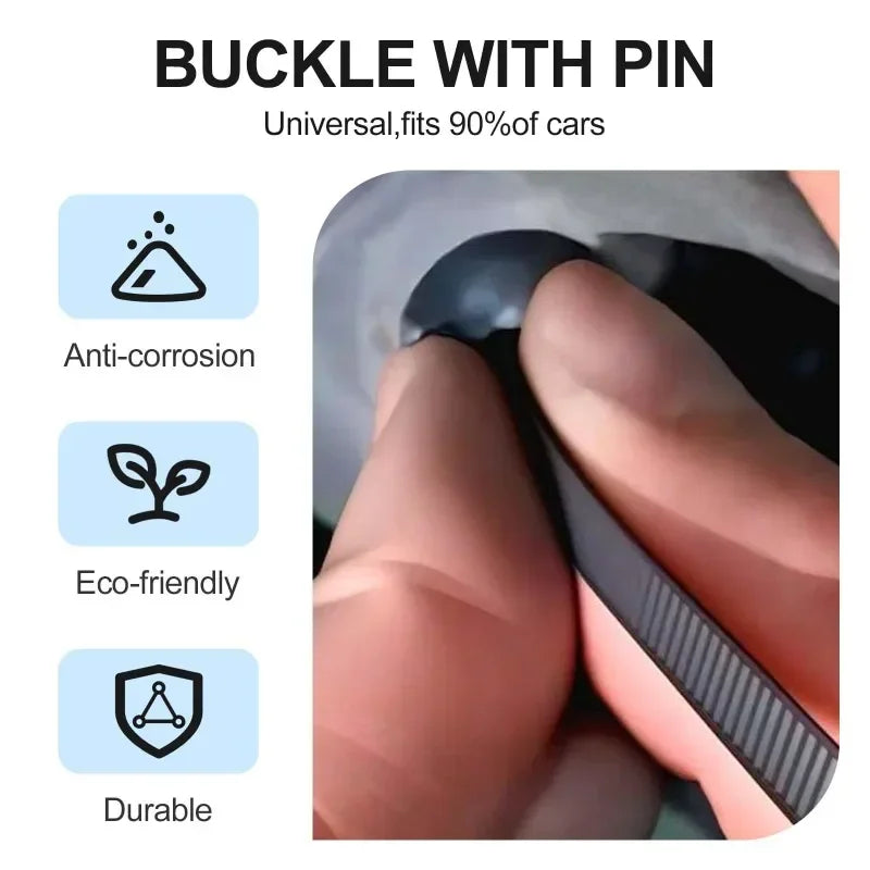 Self-Locking Cable Ties, Nylon Wire Management Clamps with Nails for Automotive Repair, Home DIY Tools Zpaxo