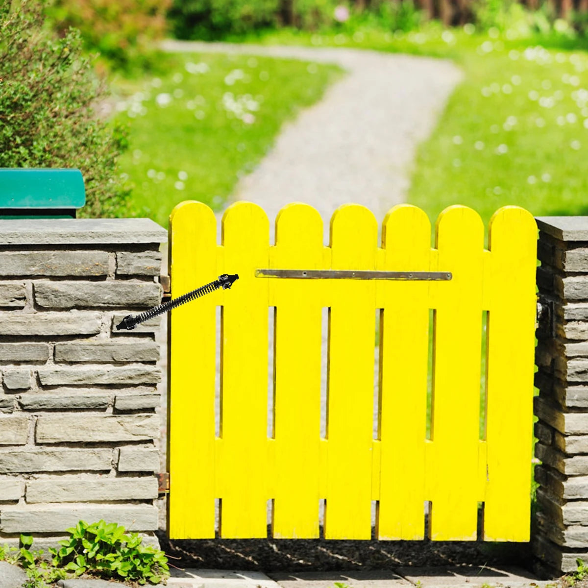 1/2PC Garden Gate Spring Closer 8inch Universal Automatic Gate Spring Metal Fence Gate Spring Closure Rust-Proof Door Outdoor Zpaxo