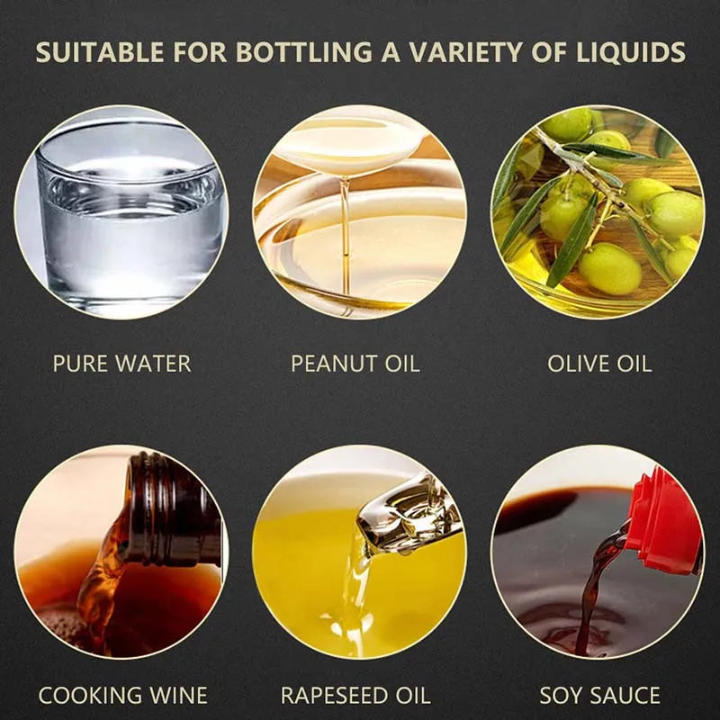 Camping BBQ Baking Vinegar Soy Sauce Spray Plastic Bottle Oil Spray for Cooking Olive Oil Sprayer Kitchen Gadgets 200/300/500ml Zpaxo