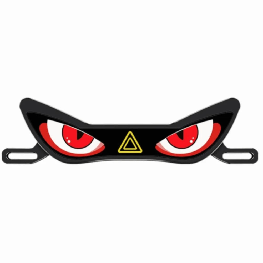 LED Lamp Demon Eye License Plate Light Waterproof Bright Motorcycle Zpaxo Style-F