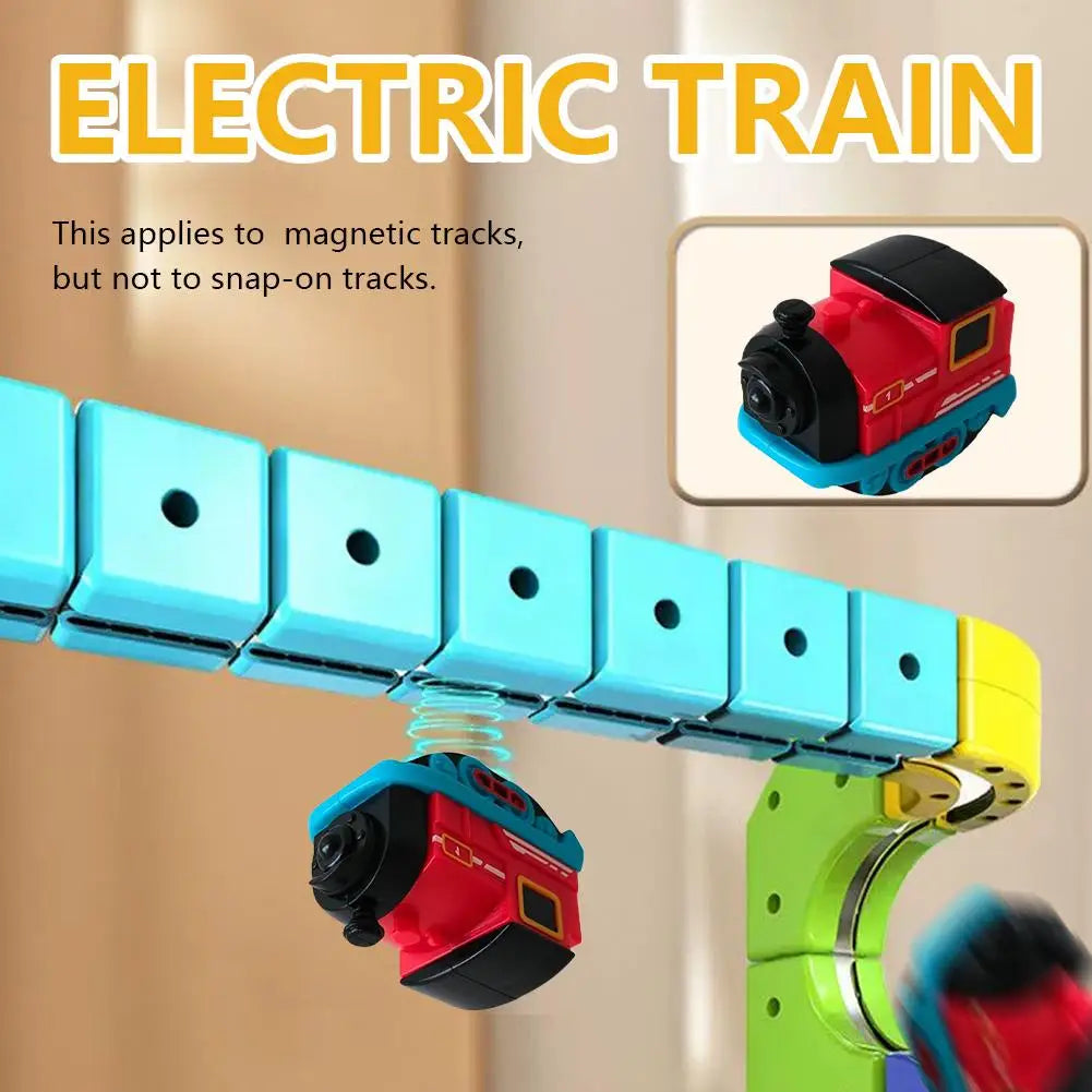 Magnetic Electric Train Toy Set – Kids Educational Gift Electric Train Set Zpaxo
