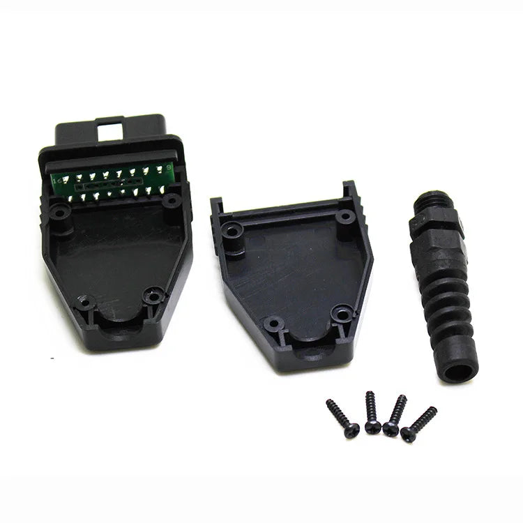 OBD2 Connector Shell Universal 16-Pin Connection Male OBD Diagnostic