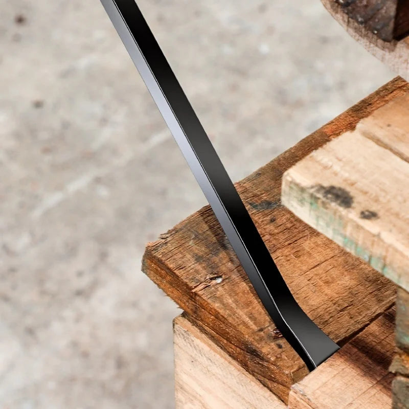 Heavy-Duty Chrome-Vanadium Pry Bar – 8 & 12 Inch Crowbar Pry Bar Crowbar Zpaxo