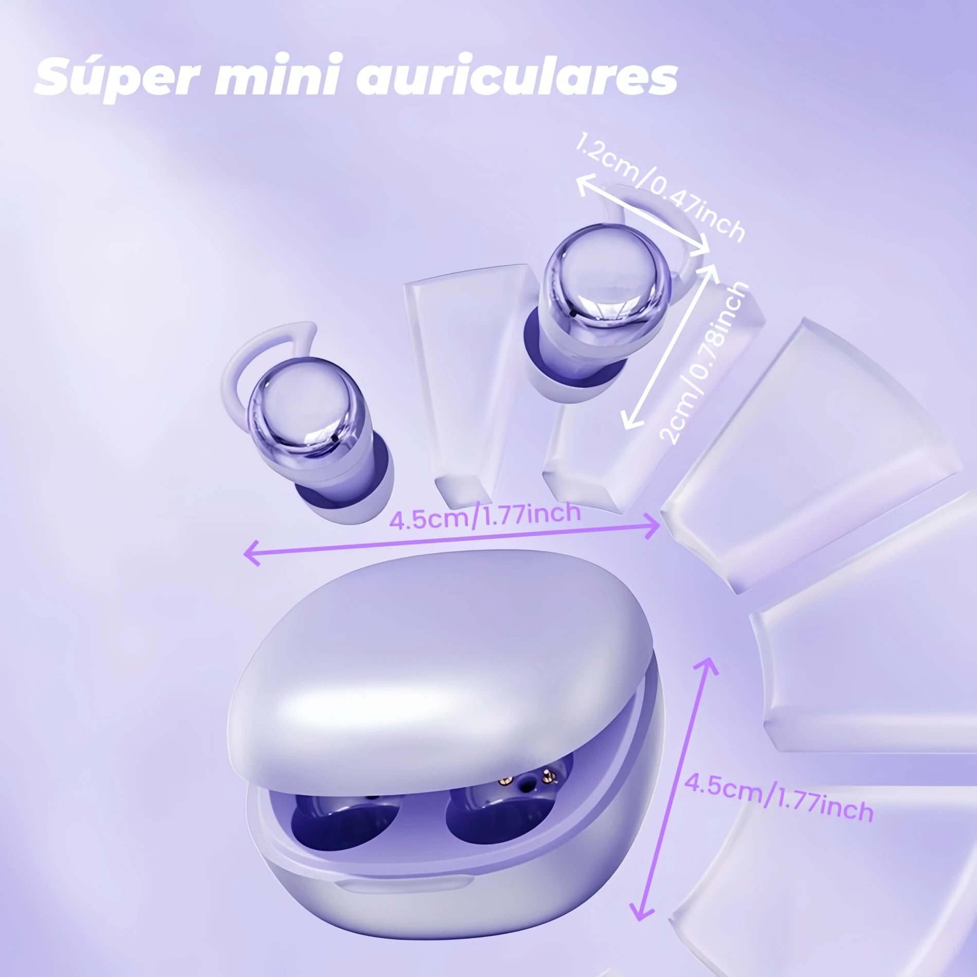 Cute Mini Wireless Earphones Ear Bluetooth Invisible Sleep