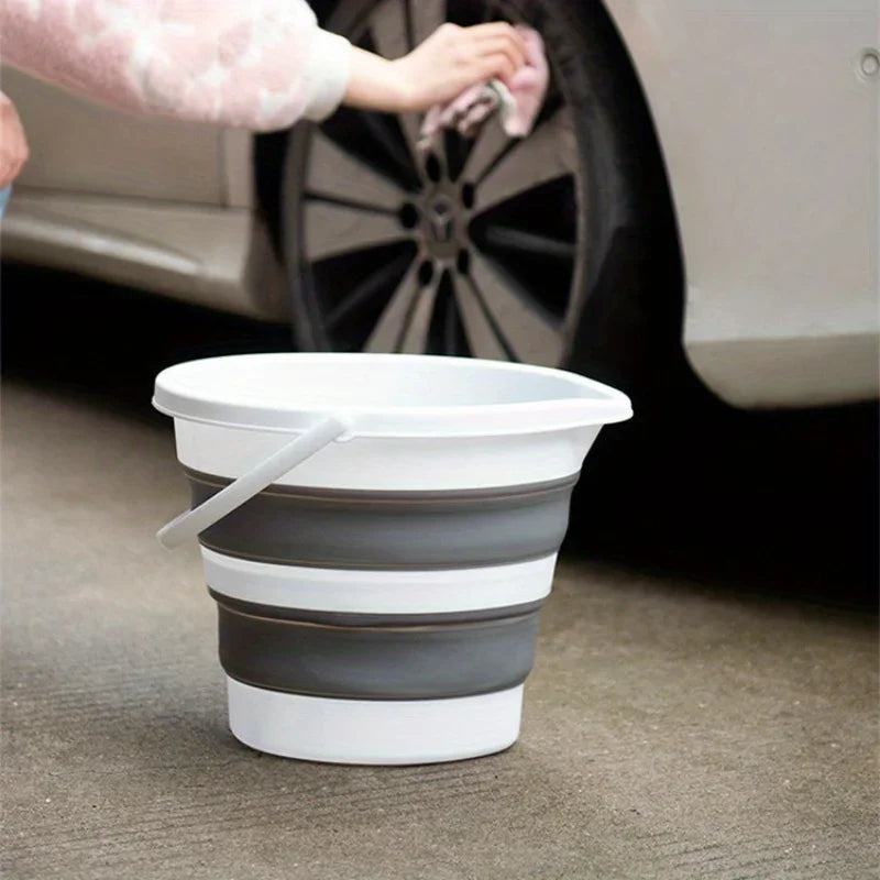 Collapsible Multi-use Bucket Space-saving Foldable Design Car Washing