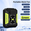Portable Waist Fan USB Rechargeable Wearable Hanging Neck 3 Speed
