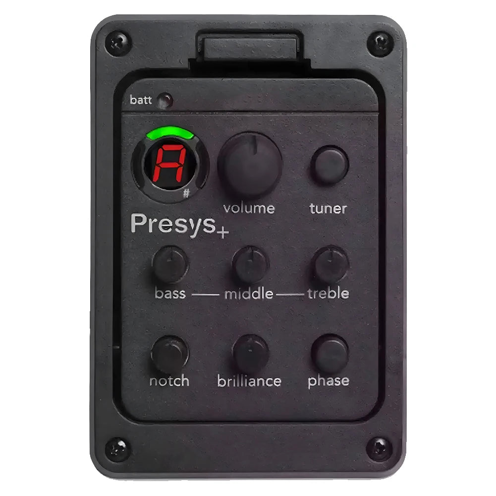 201 Classic Acoustic Guitar EQ Tuner Piezo Pickup Preamp 4-Band