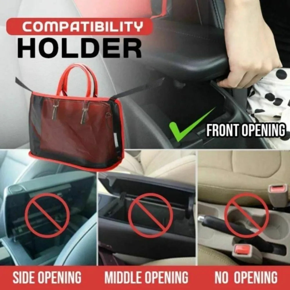 Large Capacity Car Seat Mesh Bag Convenient Hanging Storage Net Zpaxo