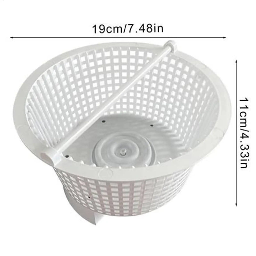 Pool Basket Long Handle Filtration Equipment for Water Long Handle Pool Skimmer for Tub Fountain Spa Swimming Pond Backyard Zpaxo