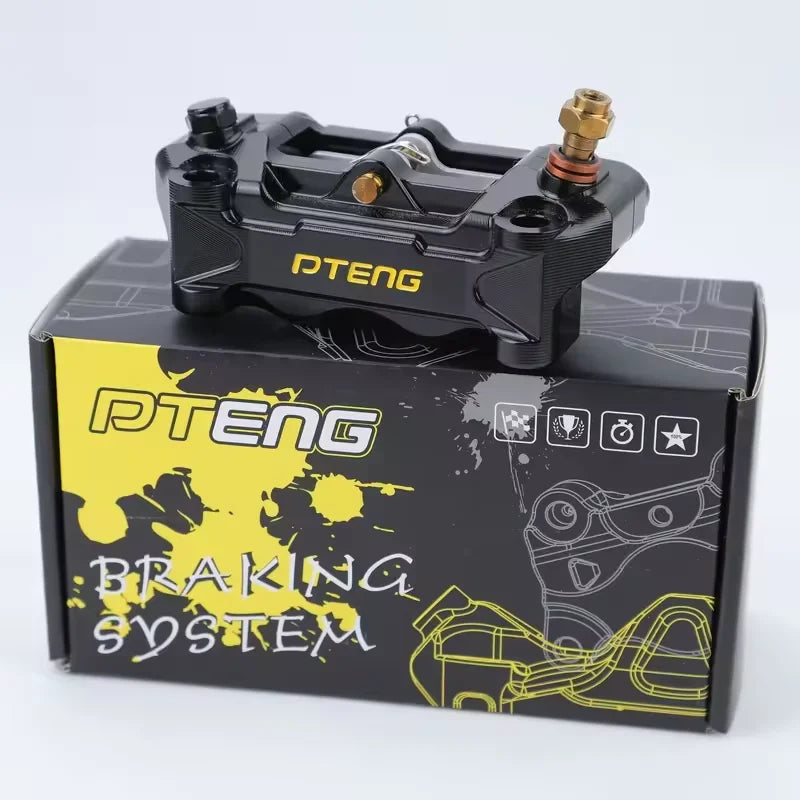 PTENG PTU9 4-Piston Motorcycle Brake Caliper – Universal Fit
