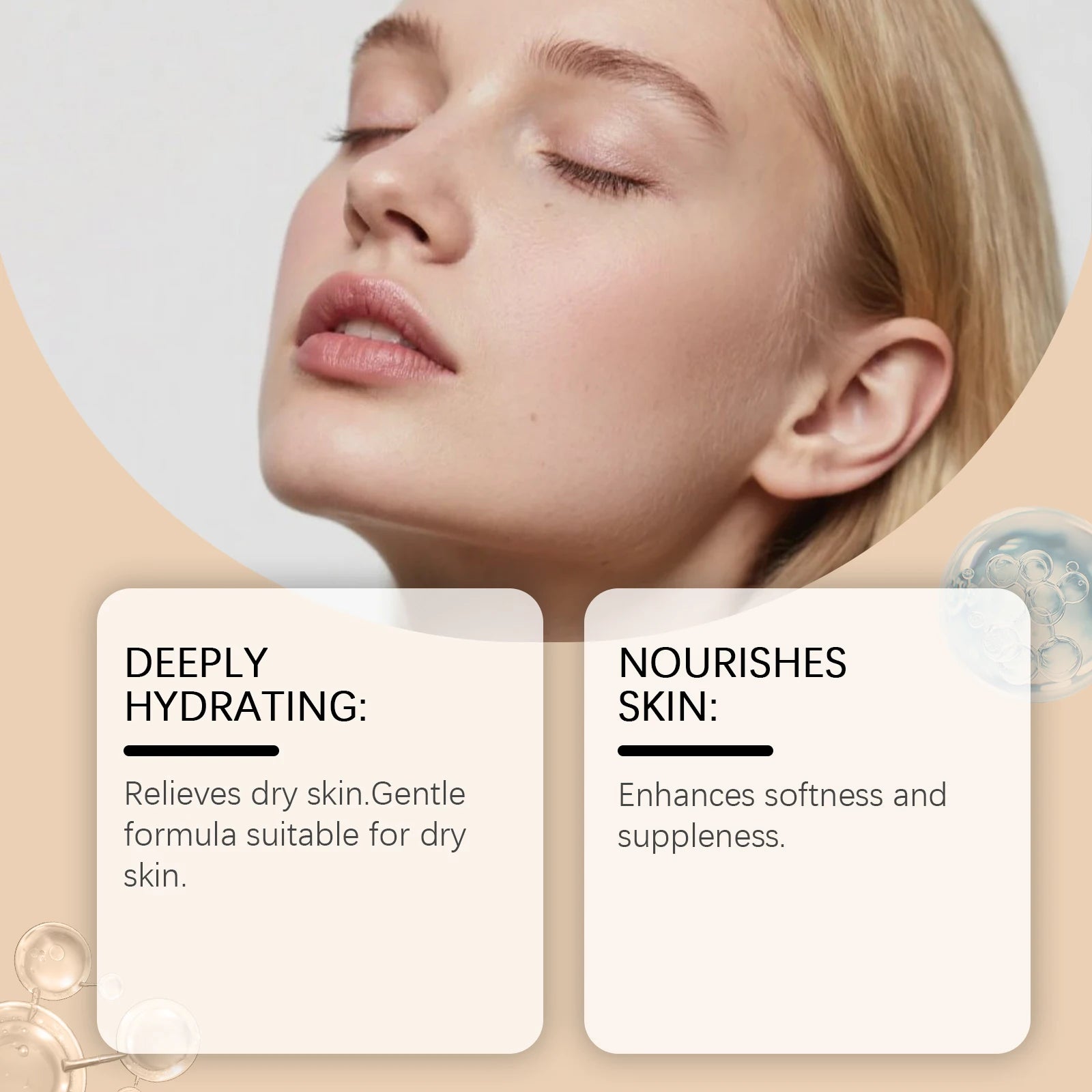 Peanut Moisturizing Mud Mask for Cleansing Facial Skin, Improves Facial Dryness, Refines Pores, Hydrating Mud Mask Zpaxo