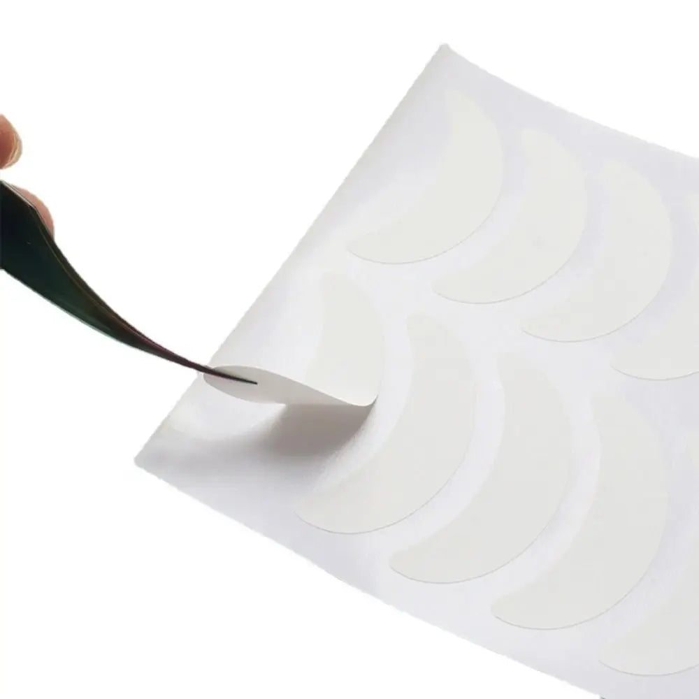 Salon Eyelash Extension Patches Natural Eye Lashes White Under Gel Zpaxo Default Title