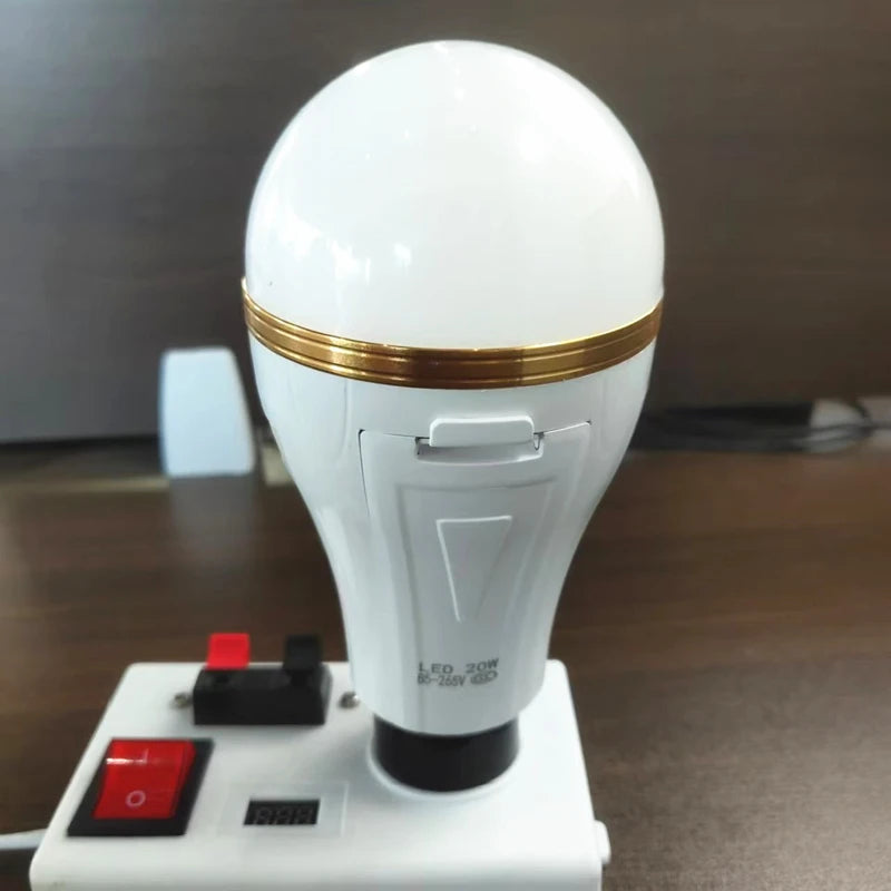 E27 Emergency LED Bulb – Built-In 18650 Battery, 85–265V Emergency LED Bulb Zpaxo
