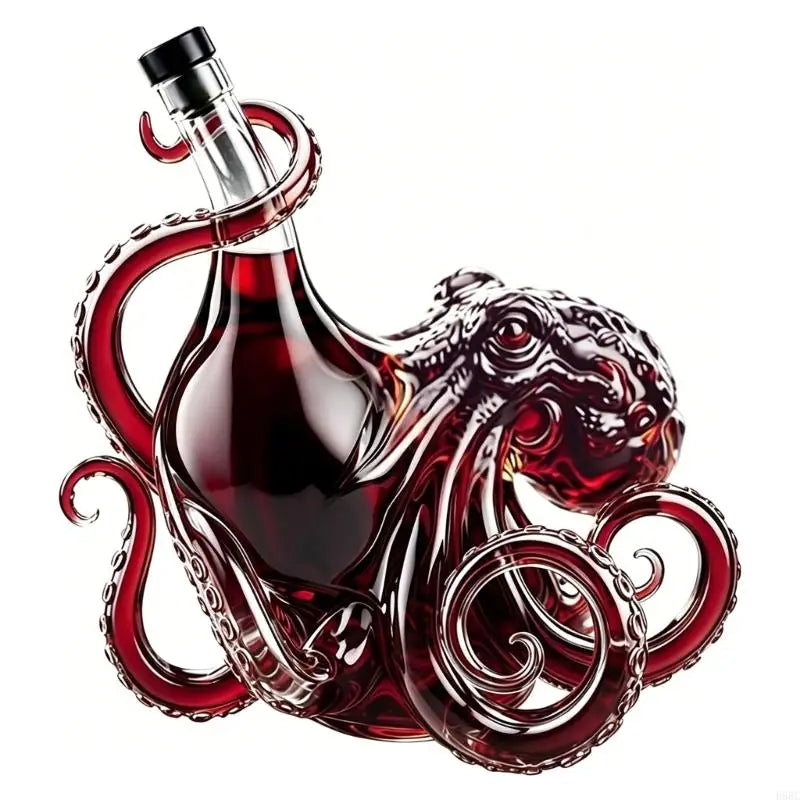 Beautifully Octopuses Glass Jar Display Cosmetics Storage