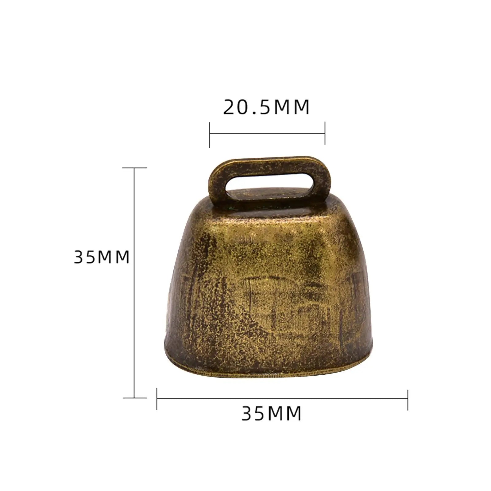 Vintage Style Grazing Bell Wind Chime Pendant Premium Cowbell Loud Bells Loudly Calling for Sheep Horse Cow Pets Supplies Zpaxo