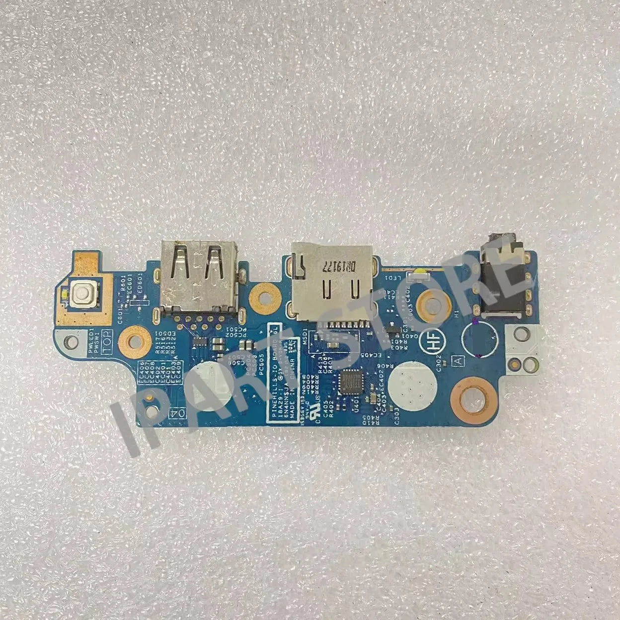 0KR8F3 Dell Latitude 3300 Audio Port USB SD Card Reader Power Button