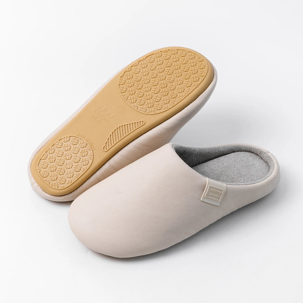 Women's Winter Slippers Fuzzy-lined House Shoes Non-slip Sole Soft