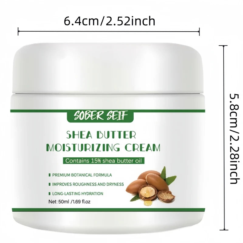 50ml High‑Concentration Moisturizer Hyaluronic Acid Shea Butter Deep Nourish Dry Skin Care Zpaxo 1pcs