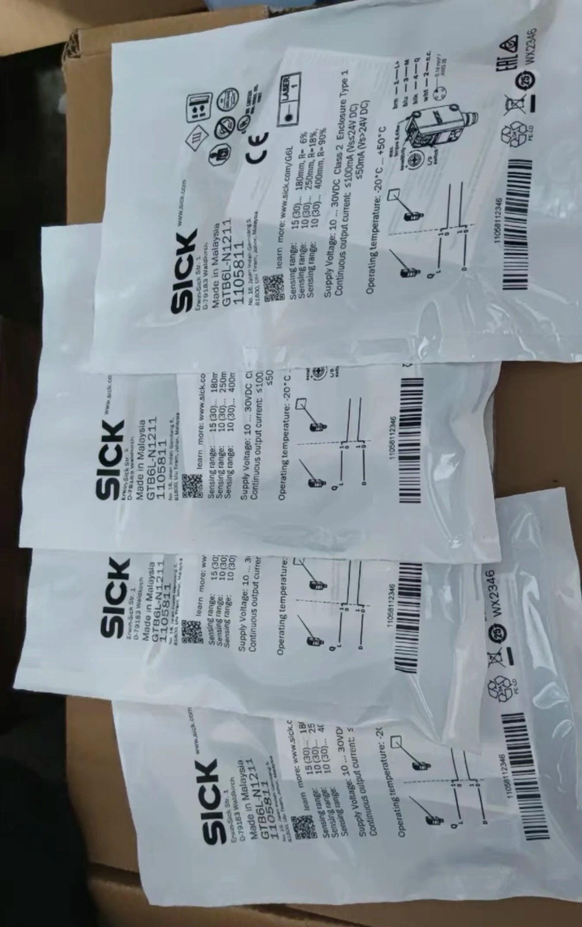 SICK GTB6L-N1211 Photoelectric Sensor Brand New Original Genuine Product Zpaxo Default Title