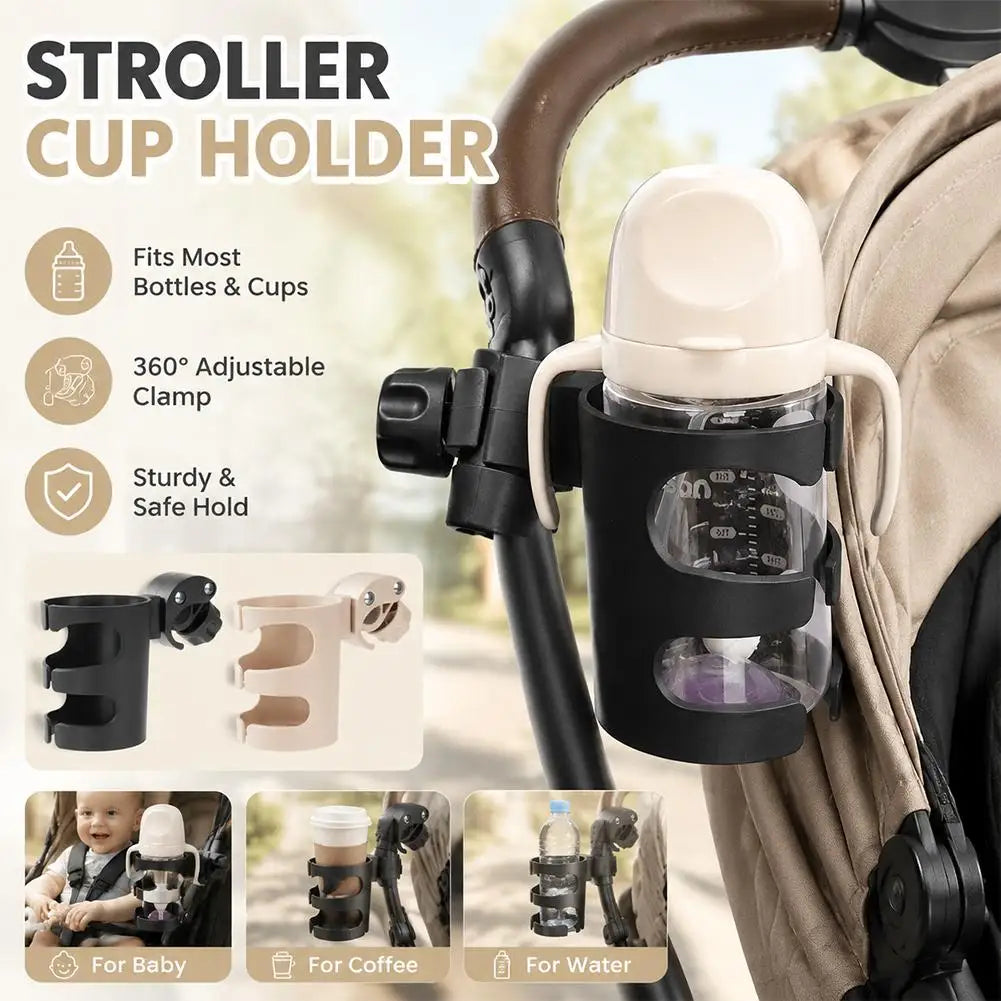 Baby Stroller Cup Baby Stroller Cup Holder Universal 360 Rotatable Drink Bottle Holder Car Bicycle Pushchair Bottle Rack Phone Zpaxo
