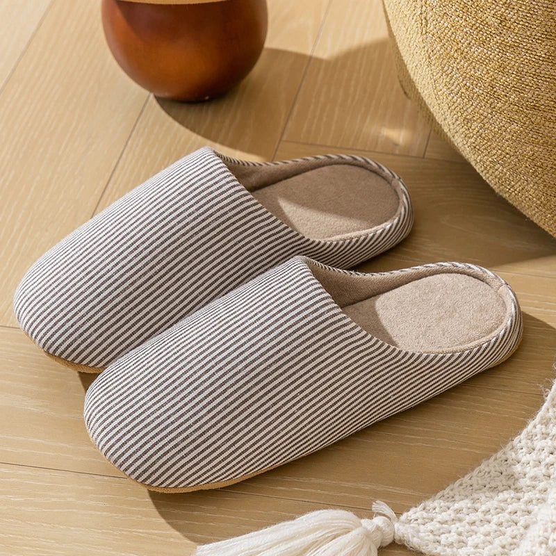 Minimalist Solid Women's Slippers Home Lightweight Soft Sole Indoor Zpaxo Coffee 40-41