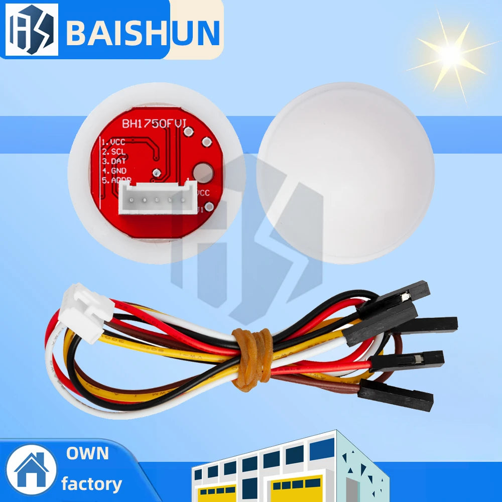 BAISHUN Intelligent Electronic BH1750 BH1750FVI Chip Light Intensity Zpaxo