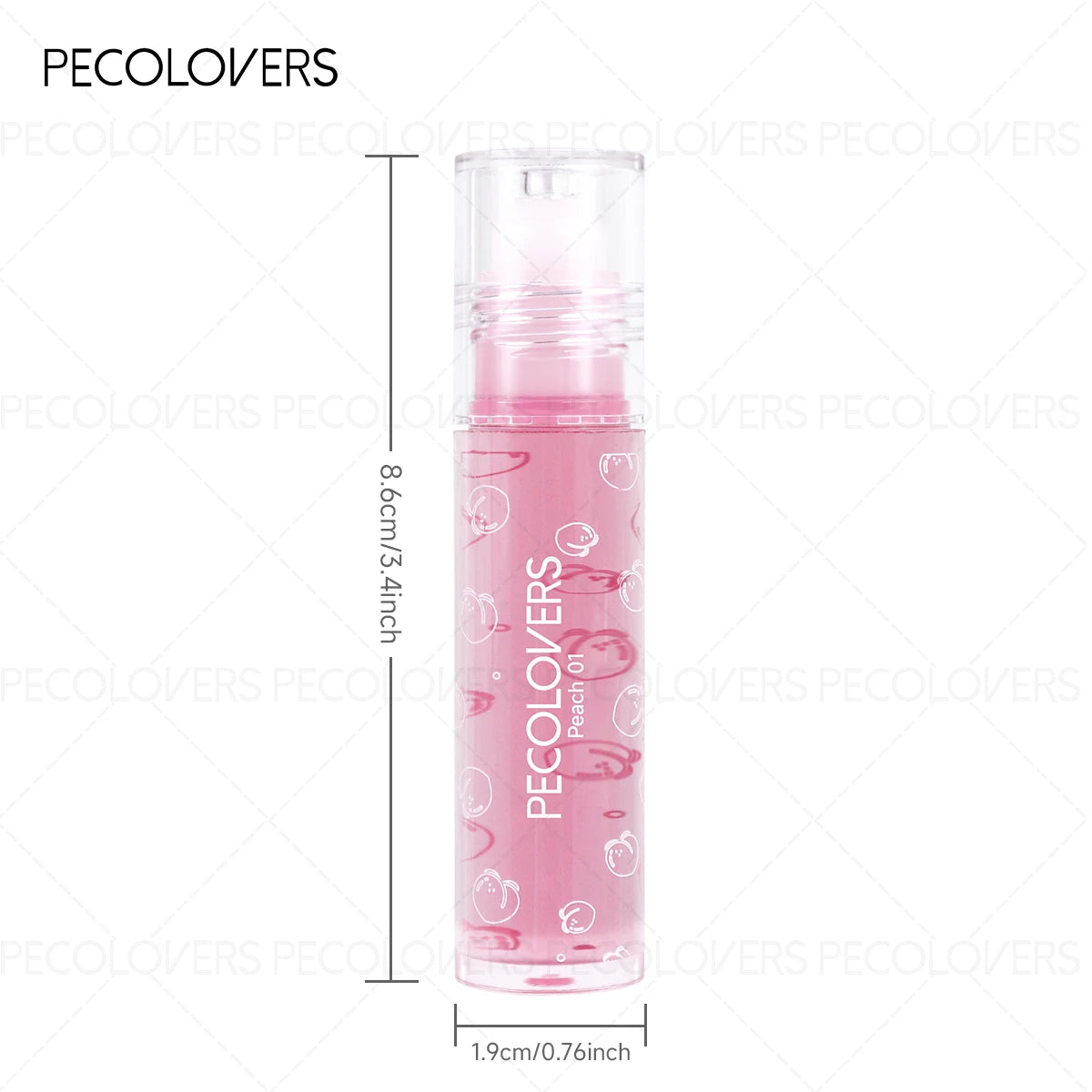 1PC Long-lasting Ball Lip Oil - High-gloss Finish, Moisturizing, Plumps Lips, Various Options, Creates Charming Makeup Zpaxo