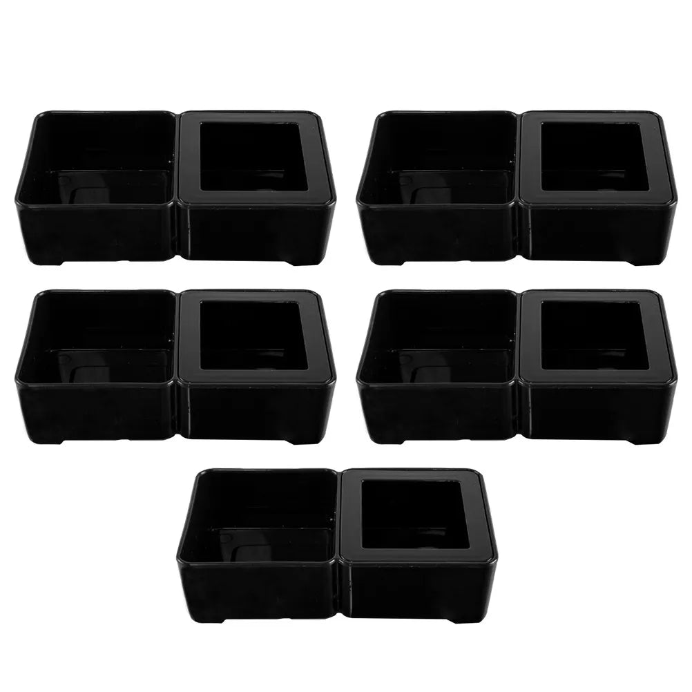 Reptile Breeding Boxes Black Insect Feeding Container Ventilated