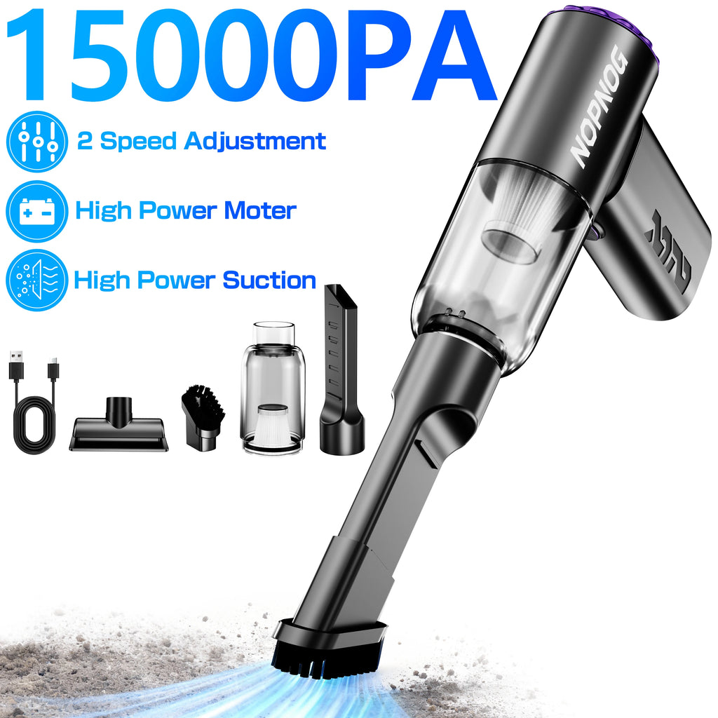 Cordless Car Vacuum Cleaner Air Duster 2 Speed Adjustable Portable