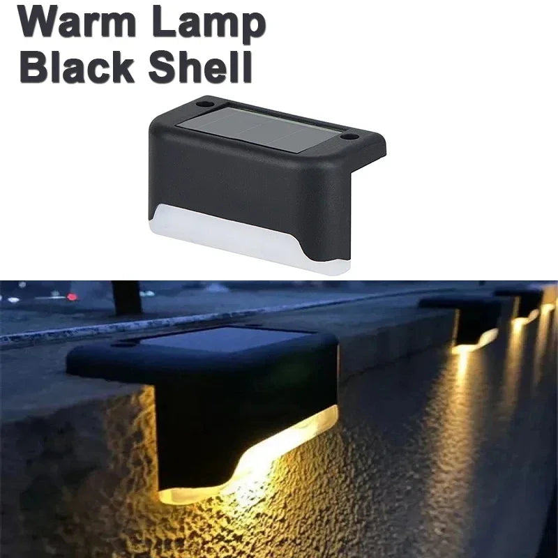 LED Solar Step Lights Outdoor – Waterproof Stair & Fence Lights