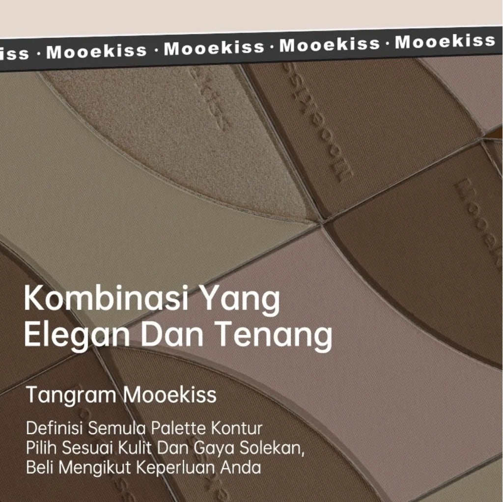 Mooekiss Three-color Contouring Plate Natural Brightening One Zpaxo