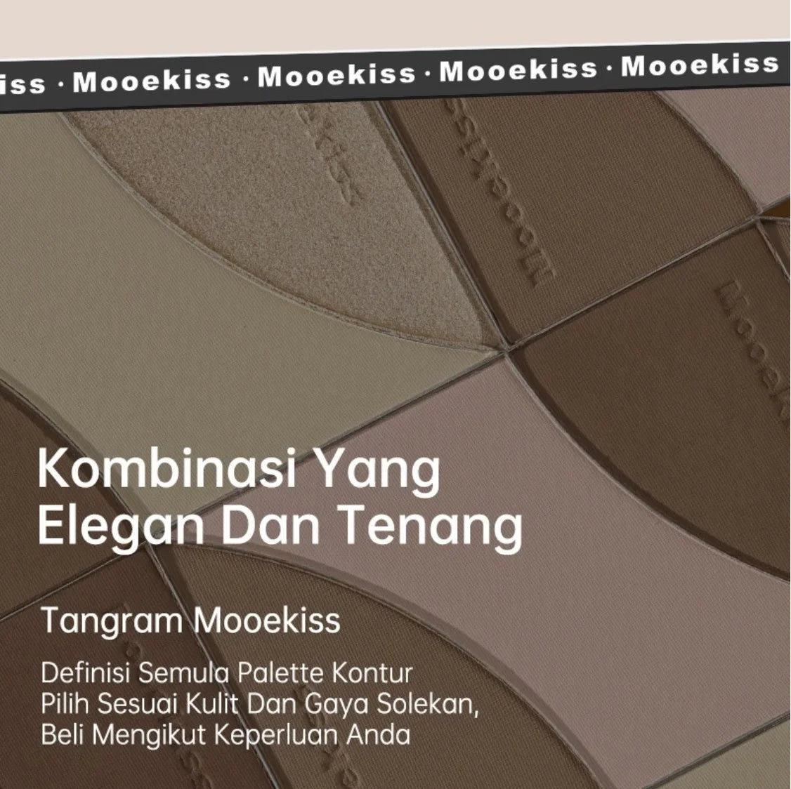 Mooekiss Three-color Contouring Plate Natural Brightening One Zpaxo