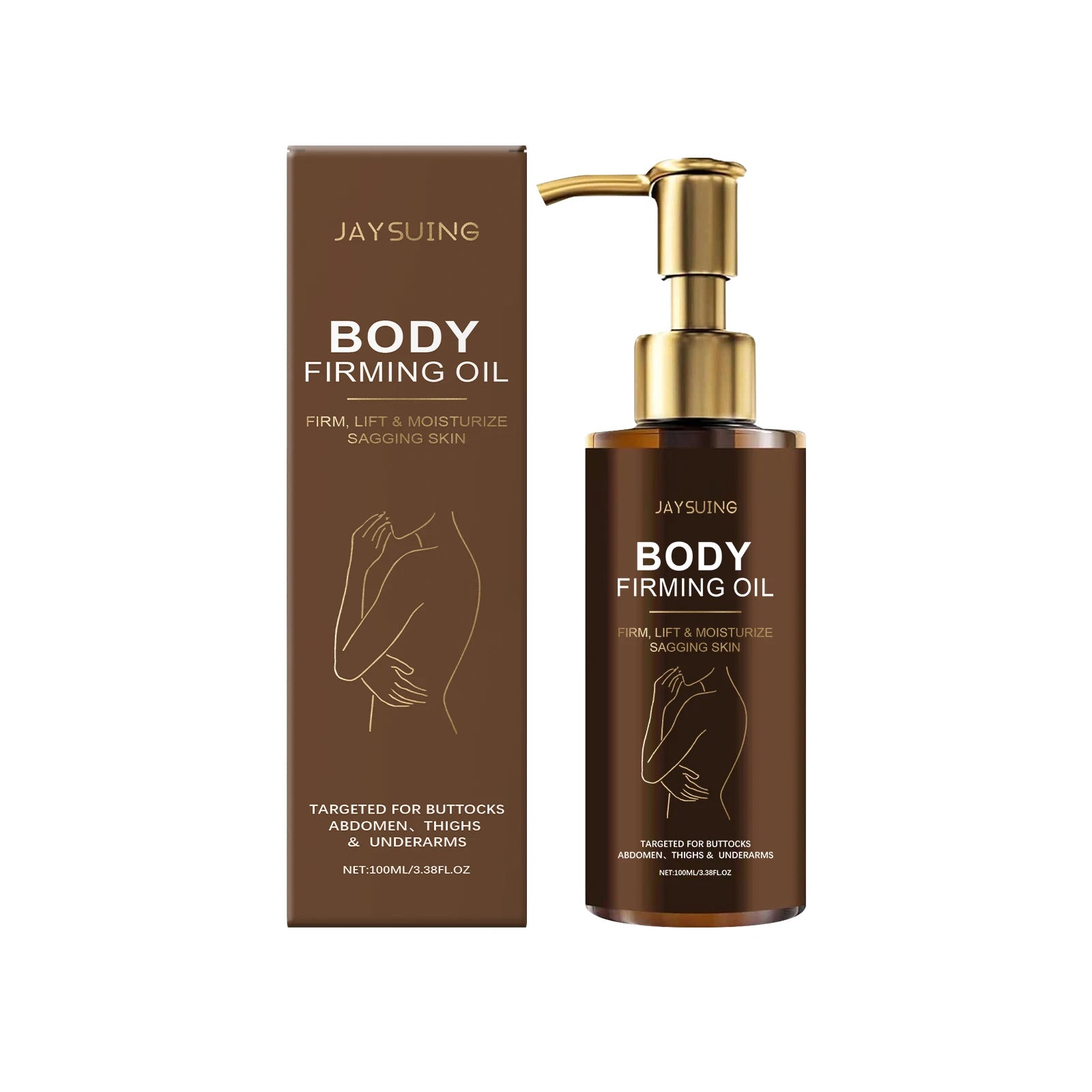 Moisturizing Anti Cellulite Firming Body Oil Sagging Skin Tightening Anti-Aging for Body Refreshing Hydrate Firming Body Oil Zpaxo 100ml boxed