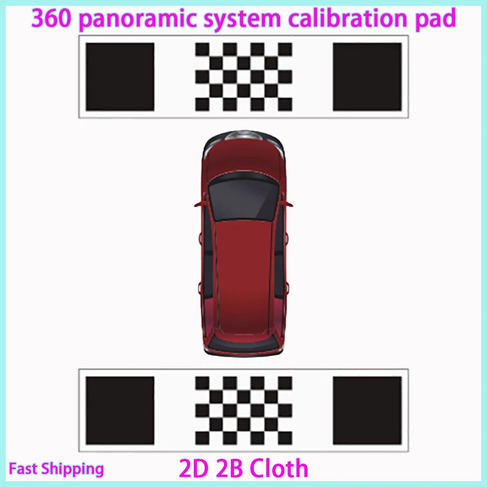 Calibration Cloth Car 360 Panoramic Image System Debugging