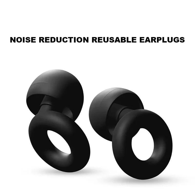 Mute Ear Plugs For Sleeping Noise Reduction Super Soft Reusable Hearing Protection Anti Noise Earplugs For Concerts Travel Work Zpaxo