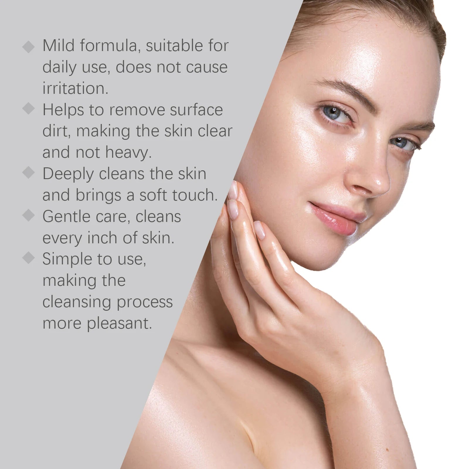 Gentle Enzyme Face Wash Powder Exfoliating for Sensitive Skin Brightening Cleanser Removes Oil Impurities Travel Friendly 75g Zpaxo