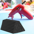 60pcs/120pcs Black Hot Melt Glue Sticks for Hot Melt Glue Gun Craft Album Alloy Accessories Repair Tools Zpaxo 100mm 120pcs